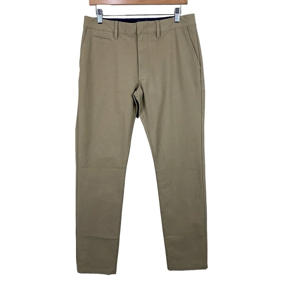 NWT J. Crew 484 Slim Fit Midweight Tech Pants Dark Driftwood Sz 31 x 30